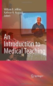 book An Introduction to Medical Teaching