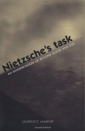 book Nietzsche s Task: An Interpretation of Beyond Good and Evil