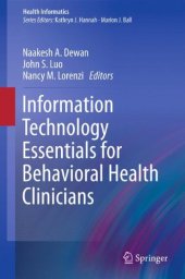 book Information Technology Essentials for Behavioral Health Clinicians