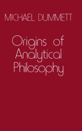 book Origins of Analytical Philosophy