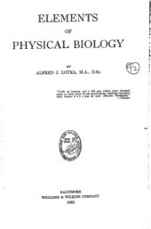 book Elements of Physical Biology