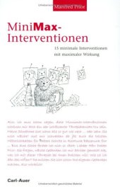 book MiniMax-Interventionen. 15 minimale Interventionen mit maximaler Wirkung