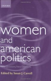 book Women and American Politics: New Questions, New Directions (Gender and Politics Series)