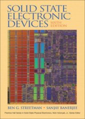 book Solid State Electronic Devices, 6th Edition