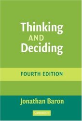 book Thinking and Deciding, 4th Ed