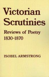 book Victorian Scrutinies: Reviews of Poetry, 1830-1870