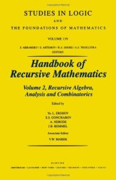 book Handbook of Recursive Mathematics. Volume 2: Recursive Algebra, Analysis and Combinatorics