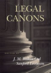 book Legal Canons