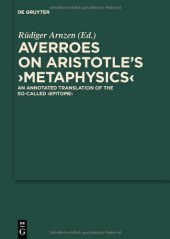 book On Aristotle's "Metaphysics". An Annotated Translation of the So-called "Epitome"