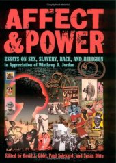 book Affect and Power: Essays On Sex, Slavery, Race, and Religion