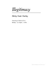 book Illegitimacy as a Social Problem