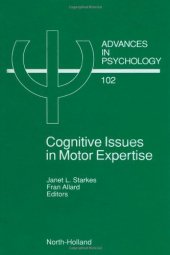 book Congnitive Issues in Motor Expertise