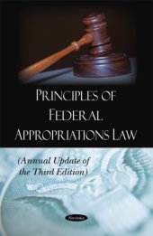 book Principles of Federal Appropriations Law: Annual Update of the Third Edition