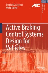 book Active Braking Control Systems Design for Vehicles