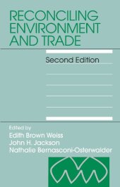 book Reconciling Environment and Trade, Second Revised Edition