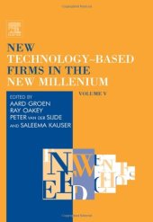 book New Technology-Based Firms in the New Millennium, V, Volume 5 (New Technology-Based Firms) (New Technology-Based Firms) (New Technology-Based Firms)