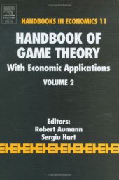 book Handbook of Game Theory with Economic Applications, Volume 2