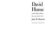 book David Hume and The Problem of Reason: Recovering the Human Sciences