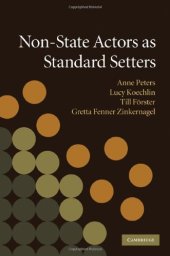 book Non-State Actors as Standard Setters