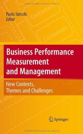 book Business Performance Measurement and Management: New Contexts, Themes and Challenges