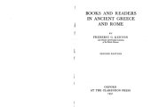 book Books and Readers in Ancient Greece and Rome