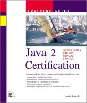 book Java 2 Certification Training Guide