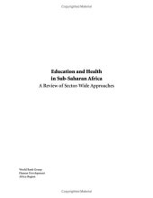 book Education and Health in Sub-Saharan Africa: A Review of Sector-Wide Approaches (Africa Region Human Development Series)