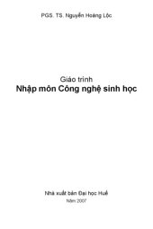 book Giáo trình Nhập môn Công nghệ sinh học