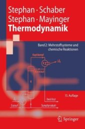 book Thermodynamik: Grundlagen und technische Anwendungen – Band 2: Mehrstoffsysteme und chemische Reaktionen