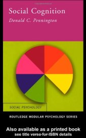 book Social Cognition (Routledge Modular Psychology)