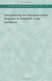 book Strengthening the Education Sector Response to HIV&AIDS in the Caribbean (World Bank Working Papers)