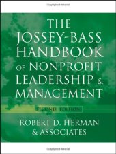 book The Jossey-Bass Handbook of Nonprofit Leadership and Management