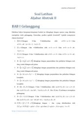 book Soal Aljabar Abstrak II