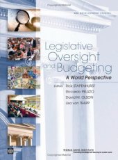 book Legislative Oversight and Budgeting: A World Perspective (Wbi Development Studies)