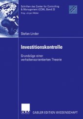 book Investitionskontrolle: Grundzuge einer verhaltensorientierten Theorie