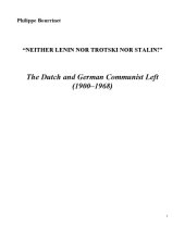 book The Dutch and German Communist Left (1900-1968)