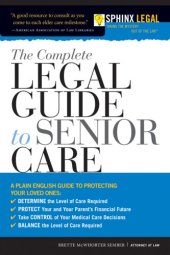 book The Complete Legal Guide to Senior Care, 2E