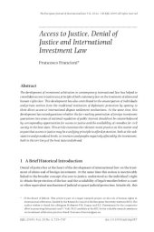 book Access to Justice, Denial of Justice and International Investment Law