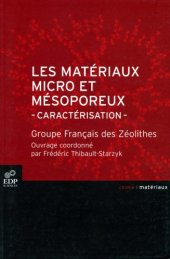 book Les materiaux micro et mesoporeux : Caracterisation  French