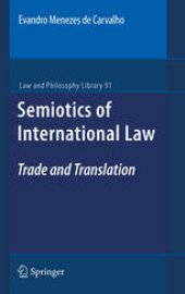 book Semiotics of International Law: Trade and Translation