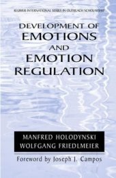 book Development of Emotions and Emotion Regulation (International Series in Outreach Scholarship)