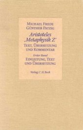 book Aristoteles, ''Metaphysik Z'': Text, Ubersetzung und Kommentar, Band 2