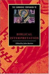 book The Cambridge Companion to Biblical Interpretation (Cambridge Companions to Religion)