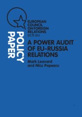 book Power Audit of EU-Russia Relations, A