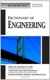 book Dictionary of Engineering, 2nd Edition