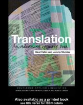 book Translation: An Advanced Resource Book (Routledge Applied Linguistics)