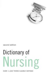 book Dictionary of Nursing 2nd Edition (Medical Dictionary)