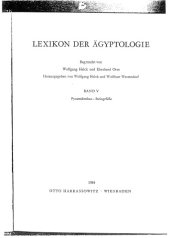 book Lexikon der Ägyptologie - Band V: Pyramidenbau - Steingefäße