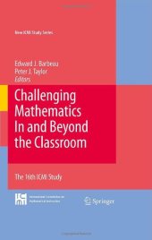 book Challenging Mathematics In and Beyond the Classroom: The 16th ICMI Study