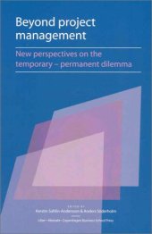 book Beyond Project Management: New Perspectives on the Temporary-Permanent Dilemma